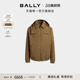 夹克外套6310957 BALLY巴利卡其色可拆卸帽子男士 尊享折扣