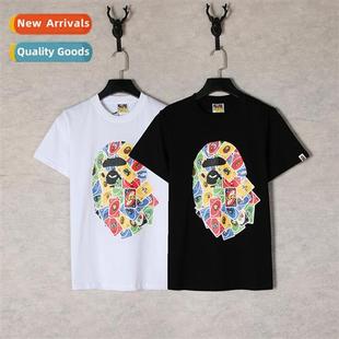 mkey ape printing card playing small head tide Japanese