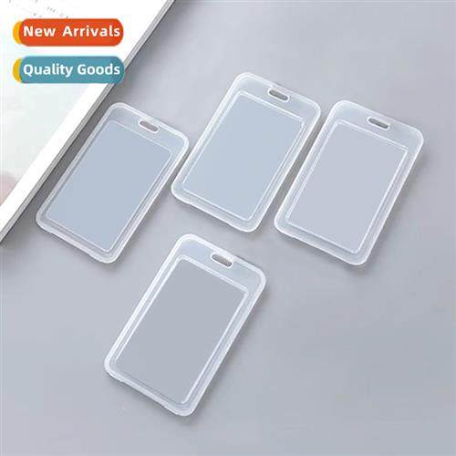 Transparent Card Holder Plastic Bus Card Holder Badge Protec