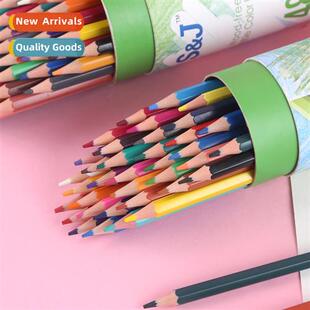 Colored Pencils Barrel Drawing Pencils Pencil Set for Elemen