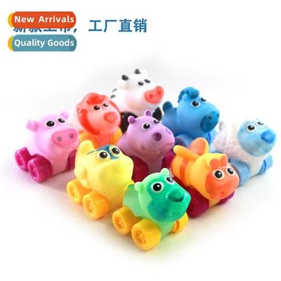 Scooter children carto toy car Wisdom puzzle animal st plast