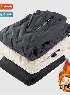 Warm cott pants mens outer loose windpro cold casual pants l