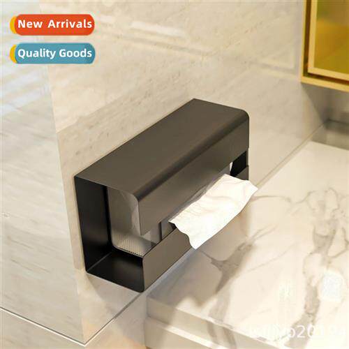 Tissue box magnetic shelf washcloth storage box wall-mounted