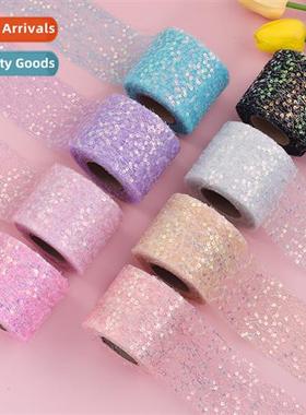 6cm*10 yards fashi openwork lace double layer messy netting