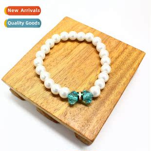 Hmade pearl bow Pearl bracelets bracelet bracele jewelry