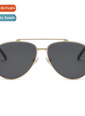 5073 double beam large frame spring foot sunglasses 2023 new