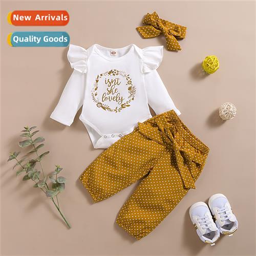 Girls fall  winter  2020 new n lg-sleeved letter print top +