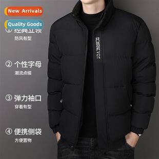 2022 new mens winter thickened cott jacket jacket casual top