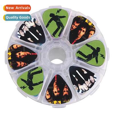 50 Pieces Colorful Pattern Guar Plectrum Set Musical Instrum