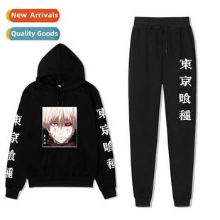Anime Tokyo ghoul print men  women sweater su padded hoodie