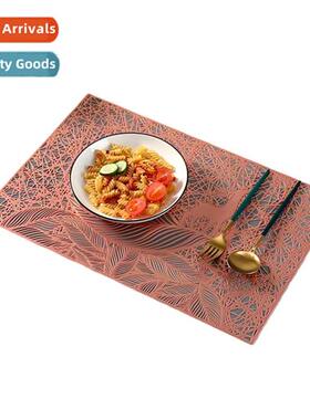 2023 New PVC hot stamping placemats looking up deer table ma