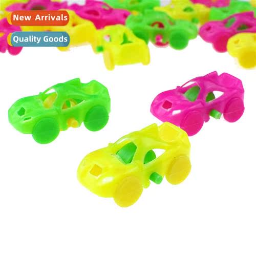 Mini wheels can roll plastic e-wheeled small car model loade