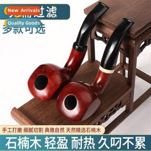 New Briarwood Hmade Pipe Old Classic 9mm Flue Removable Bria