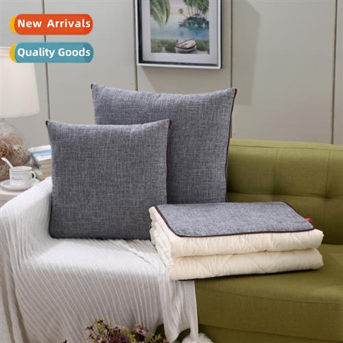 Cuddle pillow quilt dual-use air cdiing quilt linen pillow c