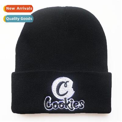 COOKIES new letters embroidery knted cap Set head warm cold