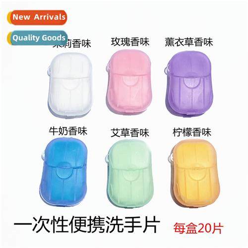 el Travel Disposable Soap Sheet Flower Soap Paper Portable H