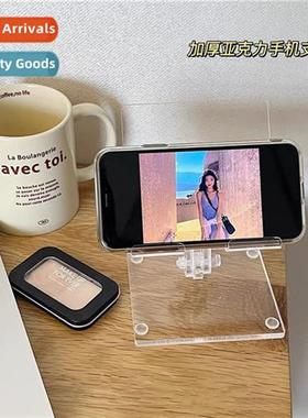 Korean ins  transparent acrylic cell phe holder desktop lazy