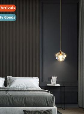 Scinavian crystal bedroom bedside chelier light luxury dinin