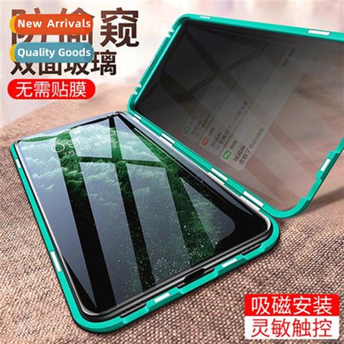 适用iPhone 15 14promax peep-proof Magneto 13 cell phone case