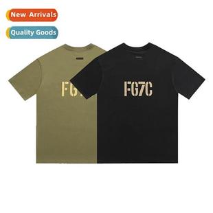 sleeve Seas round neck letters FG7C men Tide short fog