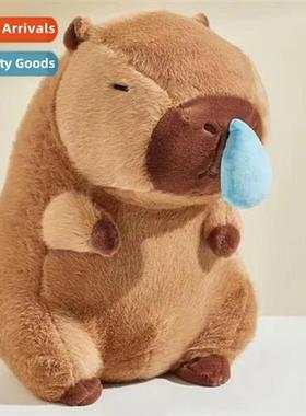 Cute  kapi bara pumping snot doll water guinea pig doll plus