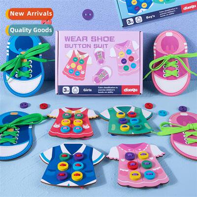 Clos shoes butts stringing game childrens educatial early ch