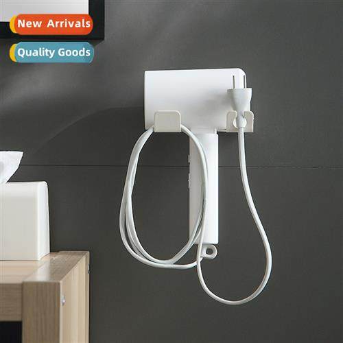 Hairdryer shelves no hole household bathroom  dryer storage