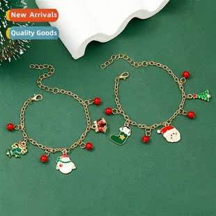 Claus Uned oil alloy bracelet Santa new States and Europe