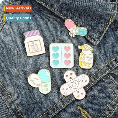 Exquise carto cute mini band-aid pill capsule shape letters