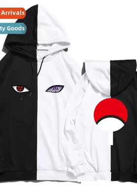 Japanese Naruto Uchiha Family Printed Hoodie Large Size Loos