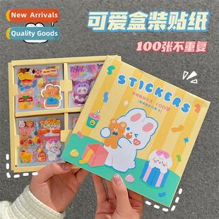 cute sticker material pet stickers hbook carto ins 100 pack