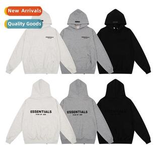 24SS New Logo FOG Sweatshi Flocked Essentials Back Tide Frt