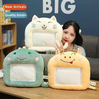 Winter play cell phe playing games visible plush cute h warm