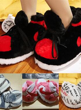 spo chubby shoes cocut couple cott slippers home floor aj1 c