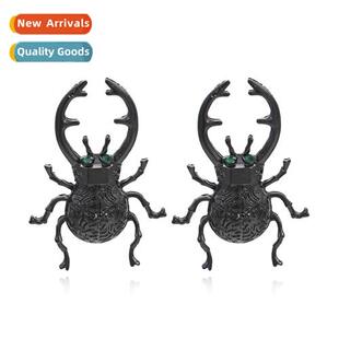 Fashi creative insect earrings baking paint persaly exaggera