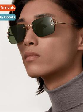 8321 new rimless square sunglasses 2022 fashi modern glasses