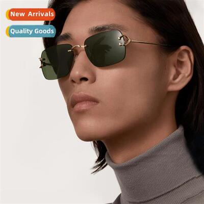 8321 new rimless square sunglasses 2022 fashi modern glasses