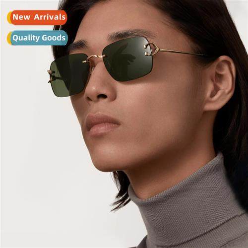 8321 new rimless square sunglasses 2022 fashi modern glasses