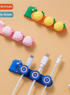 Desktop data cable magnetic cable organizer headphe cable fi