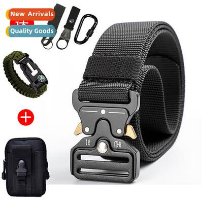 Alloy buckle milary fan leisure mens training tactical belt