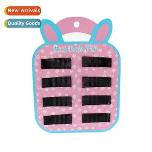 headdress wire wave word Black clips steel clip plating