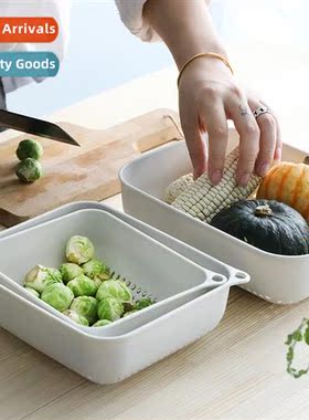 A3006 plastic draining basket kchen wash basin three sets  h