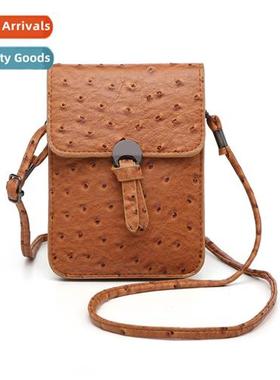 PU ladies shoulder cell phe bag womens bag Middle East ostri