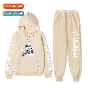 Japanese Hooded Printed War Back Mantra Anime New 2021