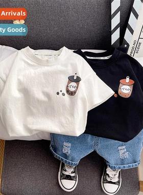 Boys summer su su 2023 new childrens summer hsome baby carto