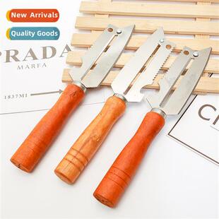 Wooden hle four-use paring knife wood hle multi-purpose fru