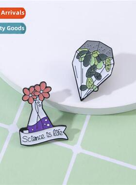 Carto New Glass Enclosed Plant Pot Plant Pin Cactus Flower P