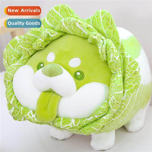 Sete vegetable cabbage dog plush doll ugly cute vegetable do