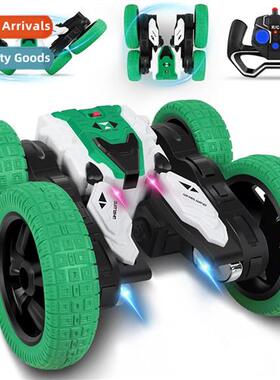 Stunt remote ctrol car toys 2.4G double-sided new change hor