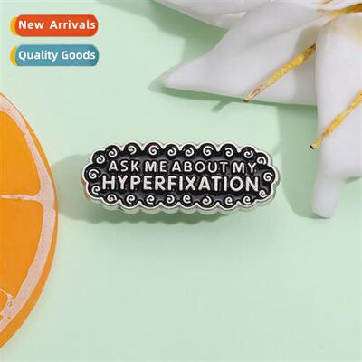 Vintage English quotes phrases metal badge persalized black